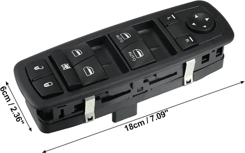 Vista 6 de X AUTOHAUX Interruptor eléctrico de la ventana eléctrica del lado del conductor delantero izquierdo para Volkswagen Routan 2009-2014 Reemplazar