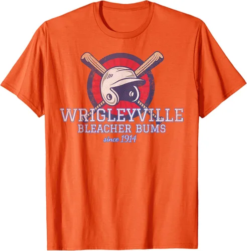 Vista 48 de Wrigleyville Bleacher Bums - Camiseta de béisbol divertida