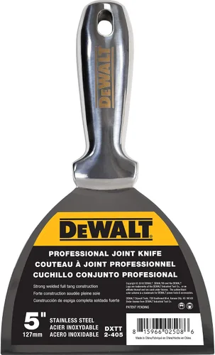 Vista 17 de DEWALT - Cuchillo para masilla de 1.5" de acero inoxidable total Hoja de masilla de metal pulido premium de una pieza 2-401