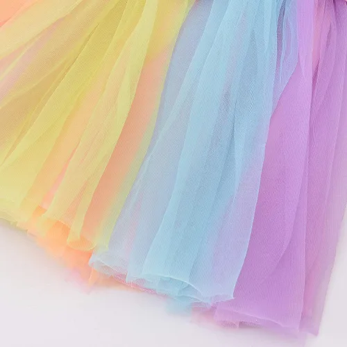 Vista 6 de Bonito vestido de hadas arco iris (3-5years)