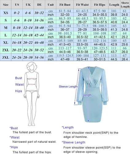 Vista 6 de GRACE KARIN - Vestidos estilo lápiz y entallados para mujer, de manga larga y cuello en V, elegantes, ideales para el trabajo, hacer negocios e ir a