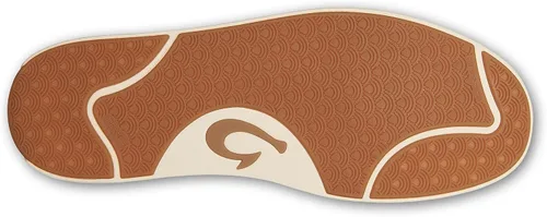 Vista 3 de OLUKAI Lae'ahi Li 'ILI - Tenis de cuero para hombre, zapatos de cuero de grano completo, tacón desplegable y suela de goma para todo tipo de clima