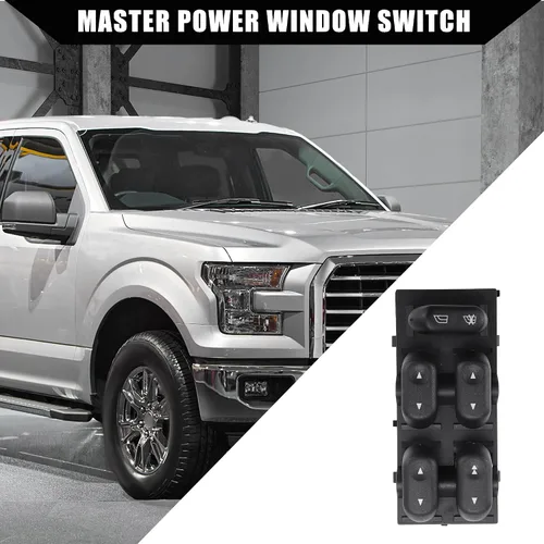 Vista 3 de NO.5L1Z-14529-AA/5L1Z-14529-BA/Master - Interruptor de ventana eléctrica para Ford F-150 2004-2008 para Lincoln Mark LT 2006-2007, interruptor