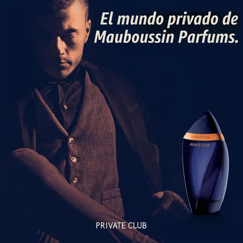 Vista 2 de Mauboussin - Private Club 3.4 fl oz (3.3 Fl Oz) - Eau de Parfum para Hombre - Aromas Woody & Oriental