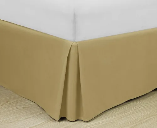 Vista 9 de Cathay Home Falda de cama plisada de microfibra de doble cepillado de fácil ajuste, ultra suave, resistente a la decoloración y a las arrugas
