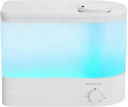 Vista 8 de Humidificador Ultrasónico de Vapor Frío MegaWise SK7620 - Capacidad de 1.5L, Operación Silenciosa, Salida de Vapor Ajustable, Apagado Automático