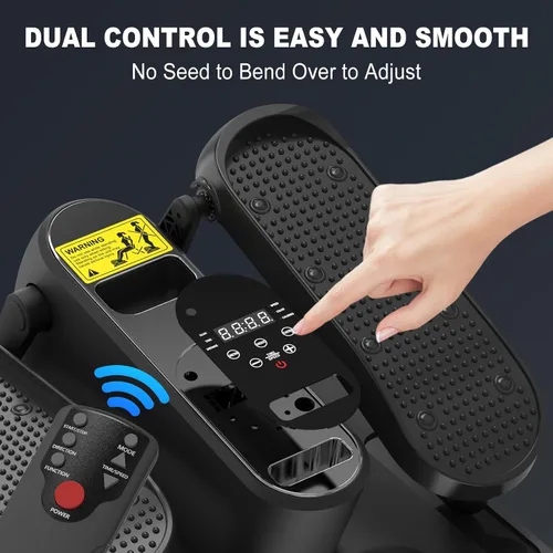Vista 2 de Under Desk Elliptical Machine, Electric Seated Pedal Exerciser,Elliptical Leg Exercisers for Seniors,Mini Ellipse Leg Exerciser with Remoter,12