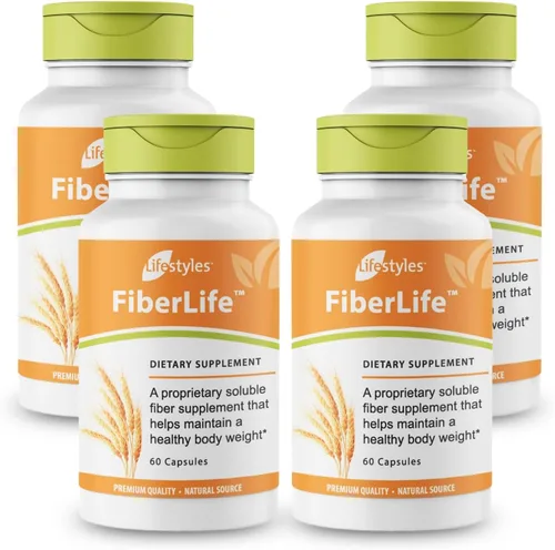Vista 8 de Intra Lifestyles FiberLife Suplemento – Fibra soluble para la salud digestiva y control del apetito con Konjac, goma guar, goma xantana y canela