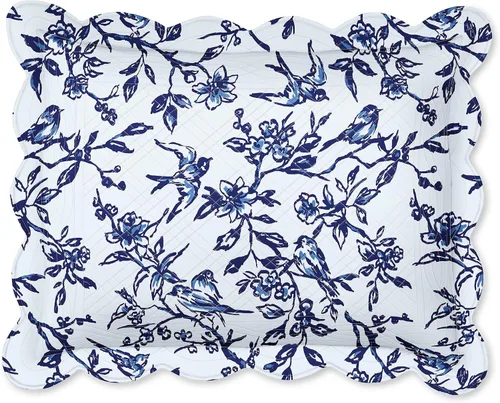 Vista 31 de BrylaneHome Almohada cuadrada Florence - Flor antigua