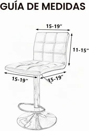 Vista 6 de WOMACO - Funda para taburete de bar con respaldo impreso, para sala de comedor, giratoria, cuadrada, funda para asiento de silla de bar, protector