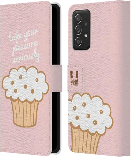 Vista 354 de Head Case Designs Assortment Cupcakes Happiness Leather Wallet Case Compatible with Samsung Galaxy A07 4G Surtido