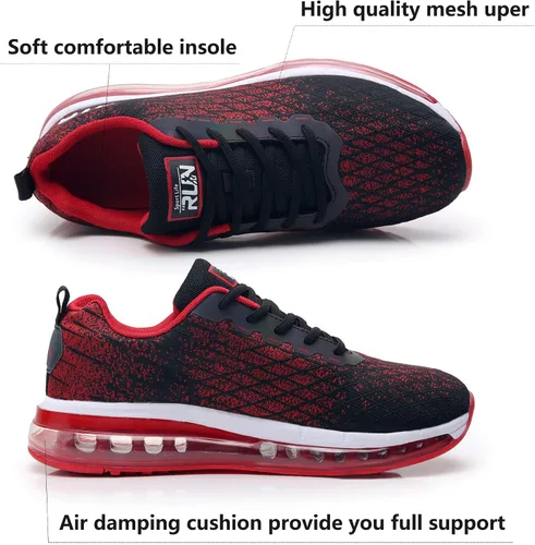 Vista 4 de Azooken Calzado deportivo para hombre, tenis transpirable y ligero