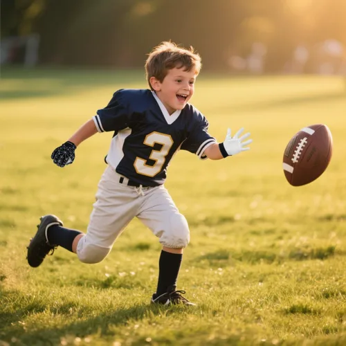 Vista 7 de Guantes de receptor de fútbol americano juvenil, guantes de fútbol americano con agarre de silicona para niños y niñas con Super Stick