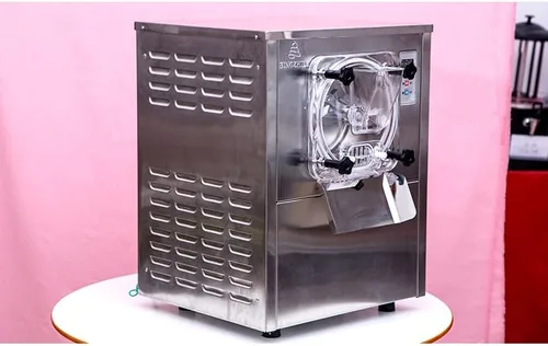 Vista 2 de Fabricante duro comercial 220V del helado del acero inoxidable de la máquina 20L/h del helado