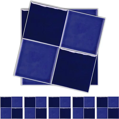 Vista 44 de Alwayspon Adhesivo de vinilo brillante de ladrillo de Provenza, autoadhesivo para azulejos de pared de transferencia de salpicaduras para cocina