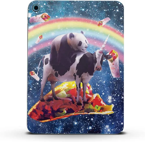 Vista 2 de MightySkins Skin - Kit de envoltura completa compatible con Apple iPad de 10.9 pulgadas de 10.9 pulgadas (2022), diseño de vaca panda, funda Panda