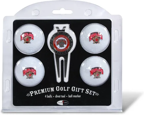 Vista 13 de Team Golf NCAA Unisex-Adult Team Golf NCAA Regulation Size Golf Balls (4 Count) & Divot Tool with Removable Double-Sided Magnetic Marker Cincinnati