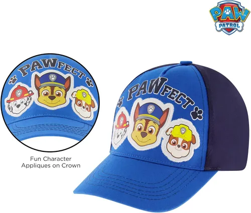 Vista 3 de Nickelodeon - Gorra de béisbol para niños de 2 a 7 años, diseño de Patrulla Canina