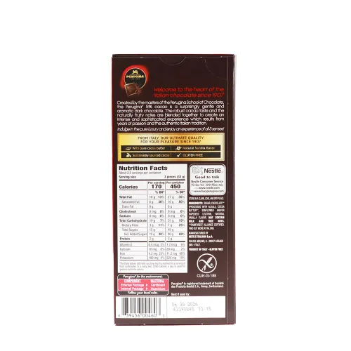 Vista 2 de Perugina, Barra de chocolate negro al 51%, 3 oz