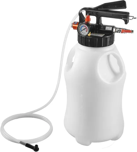 Vista 9 de VEVOR Bomba de fluido de transmisión, extractor neumático de líquido de aceite de 8 L, bomba de transferencia de dispensador de recarga ATF con 15