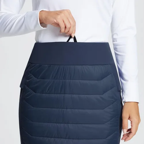 Vista 5 de BALEAF Falda acolchada de 17 pulgadas para mujer, ligera, aislada, cálida, para nieve, senderismo, correr, golf, al aire libre