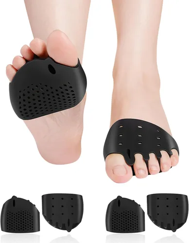 Vista 8 de JUMPOW Almohadillas metatarsianas (2 pares), cojines suaves y duraderos para pies para hombres y mujeres, separadores de dedos de gel, idea