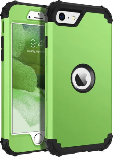 Vista 23 de BENTOBEN Funda para iPhone SE 2022 y iPhone SE 2020, resistente 3 en 1, cuerpo completo, resistente, a prueba de golpes, híbrida de policarbonato