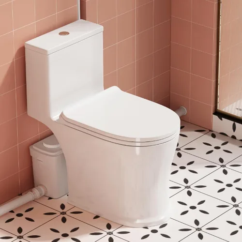 Vista 10 de 500MAX Upflush Macerating Toilet, Razor Sharp Grinder, 23ft Lift
