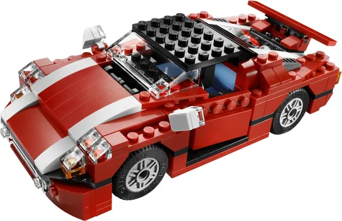 Vista 3 de LEGO Coche rojo creador (5867)