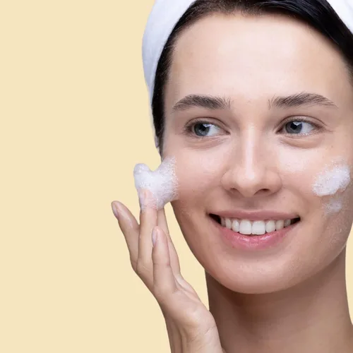 Vista 4 de Syn Bio Beta Glucan - Limpiador facial de gel suave – Lavado facial coreano de primera calidad para piel sensible con 5 pesos de ácido hialurónico