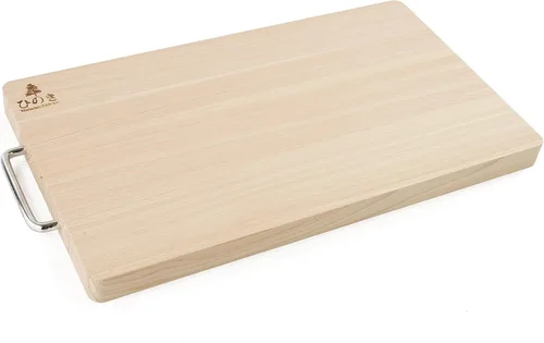 Vista 5 de BOUMBI Hinoki - Tabla de cortar reversible de madera con mango de metal (13.6 x 8.4 x 1.05 RM_S)