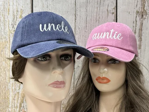 Vista 67 de Sombreros bordados para tío tía, abuelo, abuela, mamá, mini