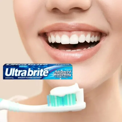 Vista 3 de Ultra Pasta dental blanqueadora avanzada de Brite Reg Size 6z Ultrabrite