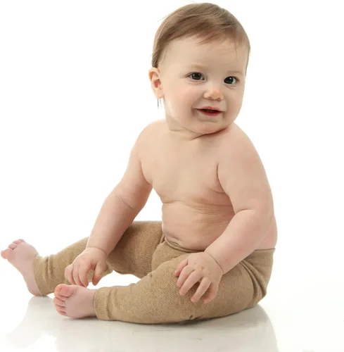 Vista 2 de Silky Toes Leggins para Bebé, Pantalones Sin Costuras de Algodón Suave para Niñas y Niños