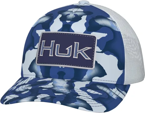 Vista 69 de HUK - Gorra de camionero de malla para hombre con cierre a presión Gorra de pesca antirreflectante