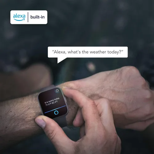 Vista 2 de [Usado] SKG Reloj inteligente para hombres y mujeres, Android iPhone con Alexa incorporado y llamada Bluetooth (respuesta/hacer llamadas) rastreador