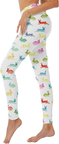 Vista 3 de Leggings con estampado bohemio para mujer, suaves, elásticos, ajustados, cómodos, de cintura alta, para entrenamiento, atletismo, fitness, yoga