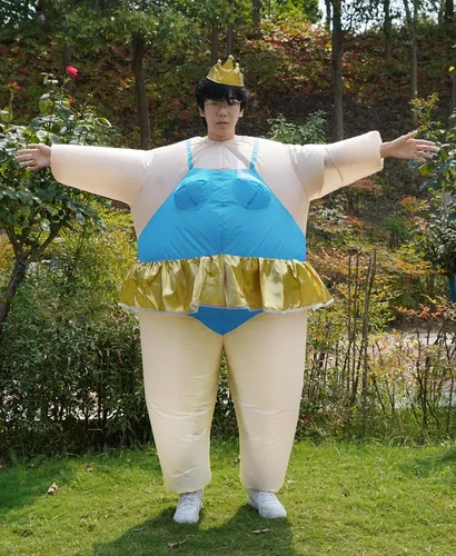 Vista 5 de JYZCOS - Disfraz de bailarina inflable para adultos