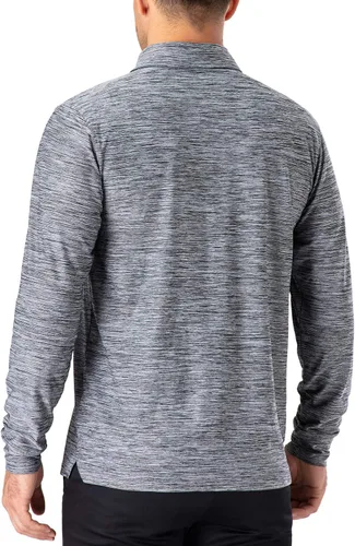 Vista 29 de NAVISKIN Camisas polo para hombre, de secado rápido, UPF 50, manga larga y corta, que absorben la humedad