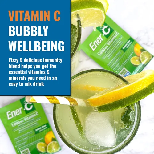 Vista 3 de Ener-C Mezcla de bebida multivitamínica – Paquetes de vitaminas para agua, paquetes de electrolitos en polvo, mezcla de bebidas vitamínicas, mezcla