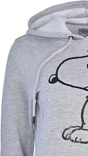 Vista 5 de Peanuts Sudadera con capucha Snoopy Fashion para mujer clásica sudadera de forro polar Snoopy para mujer