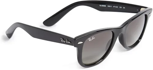 Vista 9 de Ray-Ban Women 's Child' s Wayfarer anteojos de sol Azul transparente/claro azul claro degradado