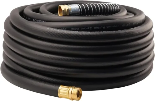 Vista 8 de Wiseflow Leader Hose Manguera de agua resistente de 3 x 5/8 pulgadas con accesorios de latón macho a hembra, extensor de manguera corta para carrete