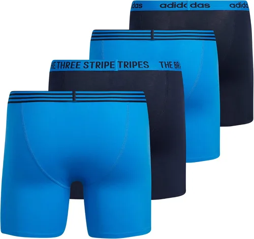 Vista 5 de adidas Men's Core Stretch Cotton Boxer Brief Underwear 4-Pack
