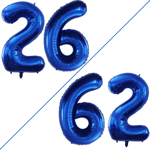 Vista 435 de Goer, conjunto de globos de papel aluminio para decoraciones de cumpleaños, globos de las letras de feliz cumpleaños y de números Oro