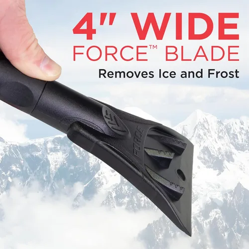 Vista 2 de Mallory Force 518RFB Cepillo de nieve de 17 pulgadas con raspador de hielo para automóvil, individual