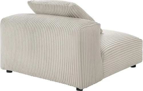 Vista 7 de Modway Sofás Solace, de gran tamaño, almendra