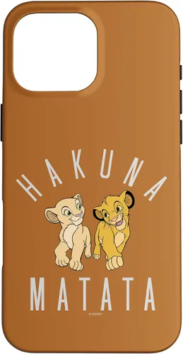 Vista 19 de Funda para iPhone 13 Pro Max Disney The Lion King Simba y Nala Hakuna Matata