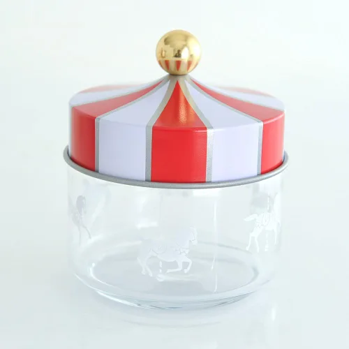 Vista 3 de Alessi MW30/50 Tarro decorativo de circo, multicolor, NULL