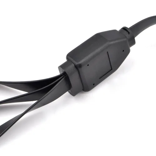 Vista 5 de iKKEGOL OBD2 OBDII 1 a 3 Perfil ultra bajo 16 pines macho a hembra Cable divisor Y Cable de extensión de diagnóstico 50 cm / 20